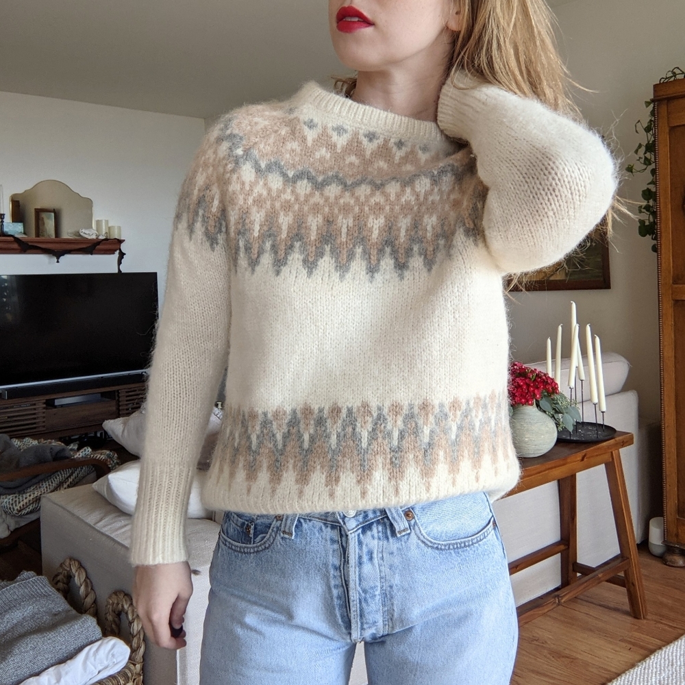 Fair isle club Monaco sweater
